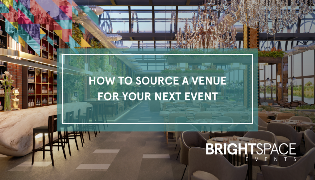 How to source a venue for your next event