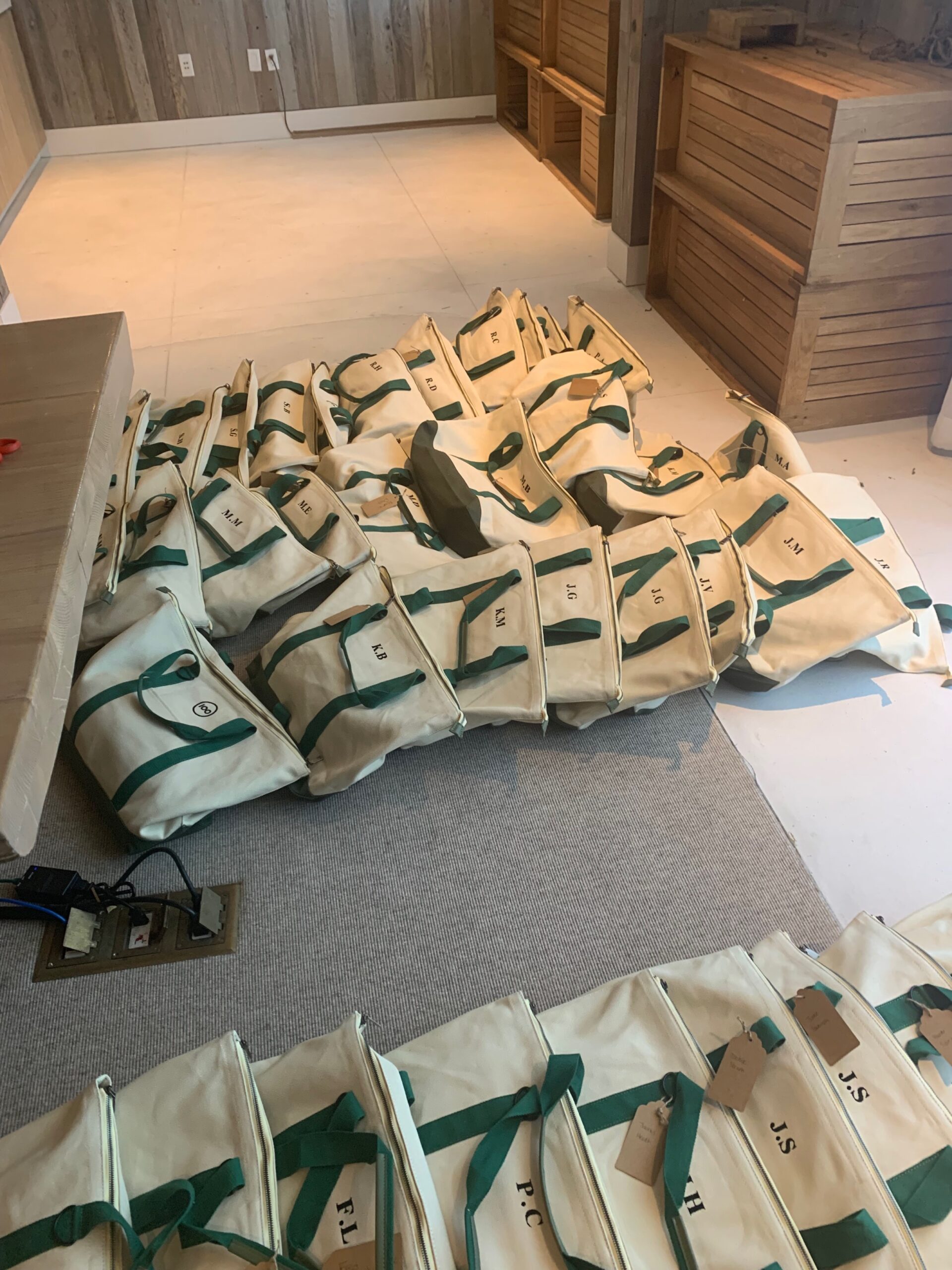 Sustainable delegate goody bags
